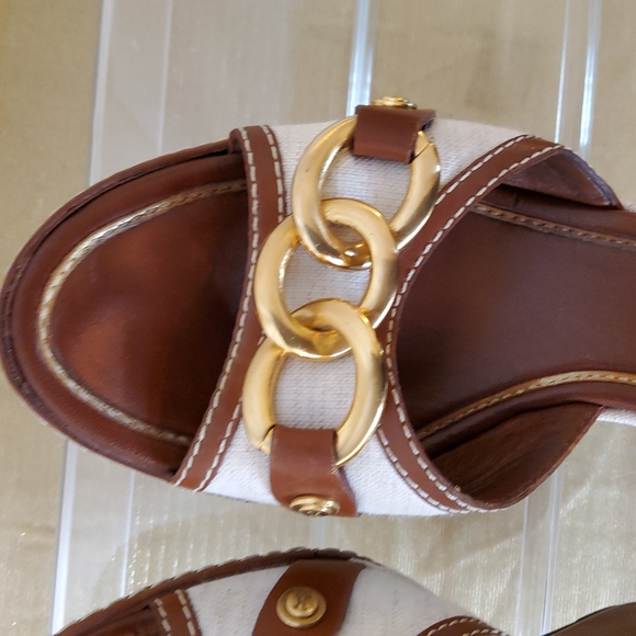 Cole Haan Slides with Chain Detail - Picture 10 of 14